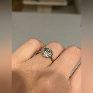 Juicy couture heart rhinestone ring